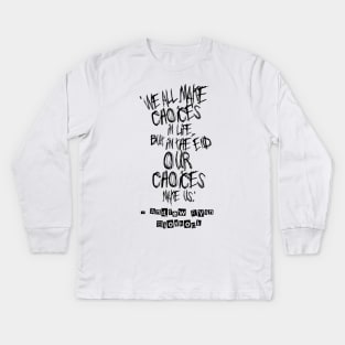 Bioshock Quote Kids Long Sleeve T-Shirt